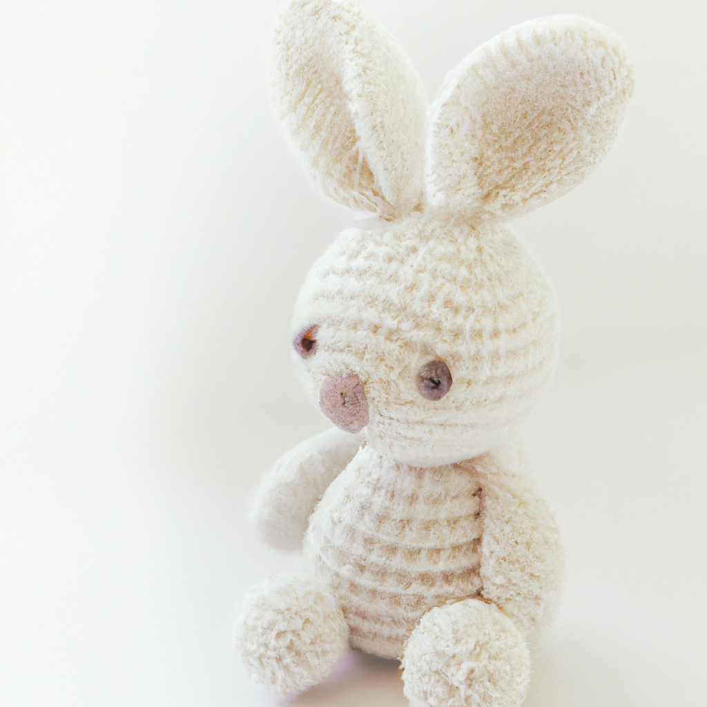 Lapin amigurumi mignon, finition douce et minimaliste